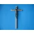 Krzyż drewniany  jasny brąz na ścianę 24,5 cm